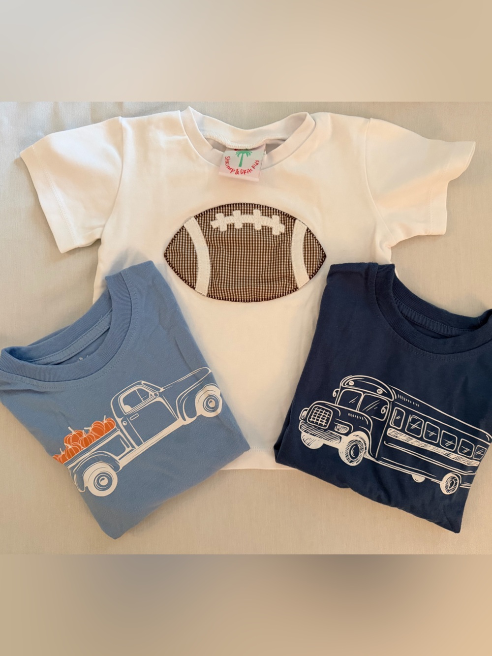 Shrimp & Grits Kids Fall Shirts